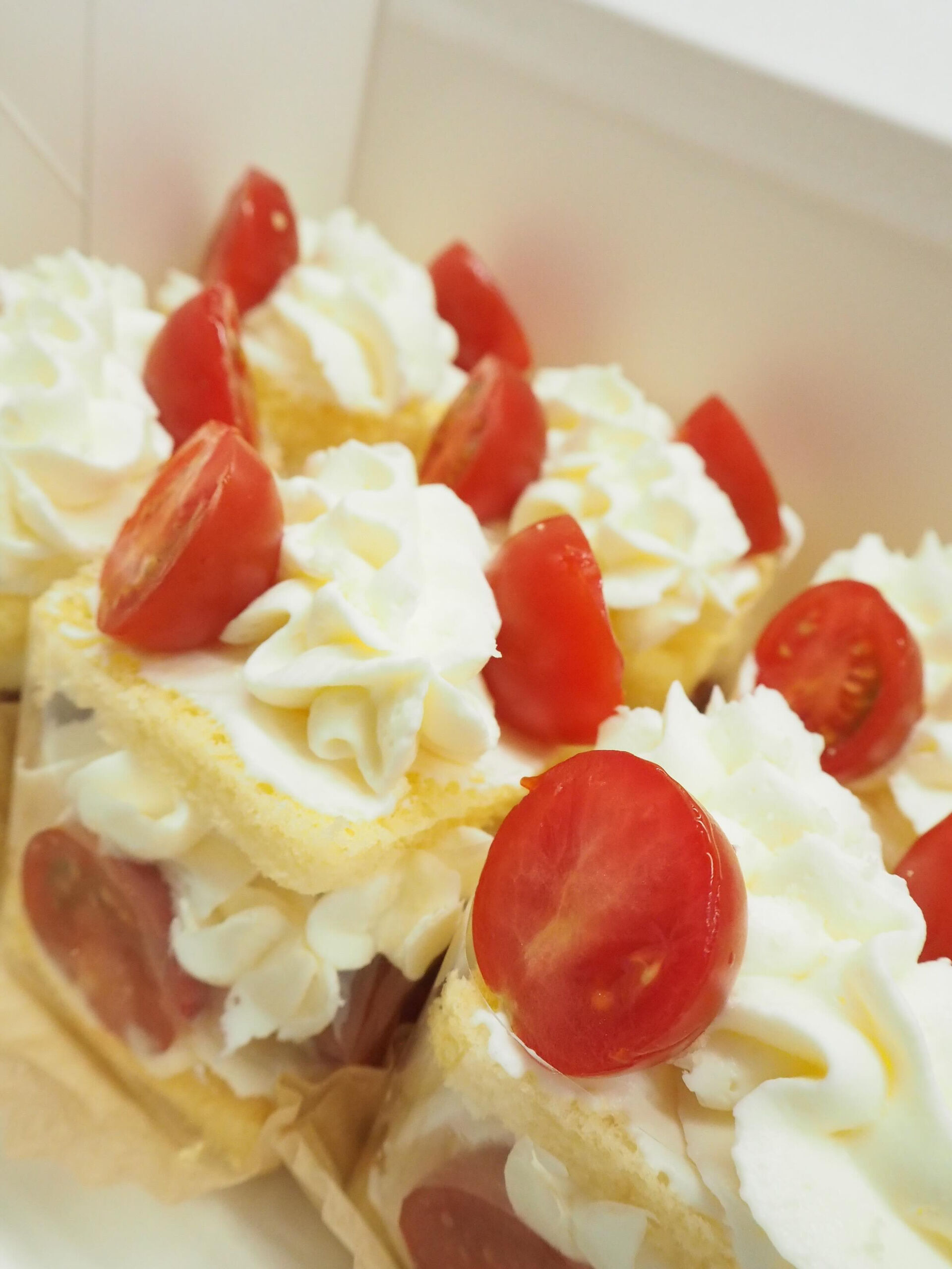 原村産トマトのショートケーキ🍅